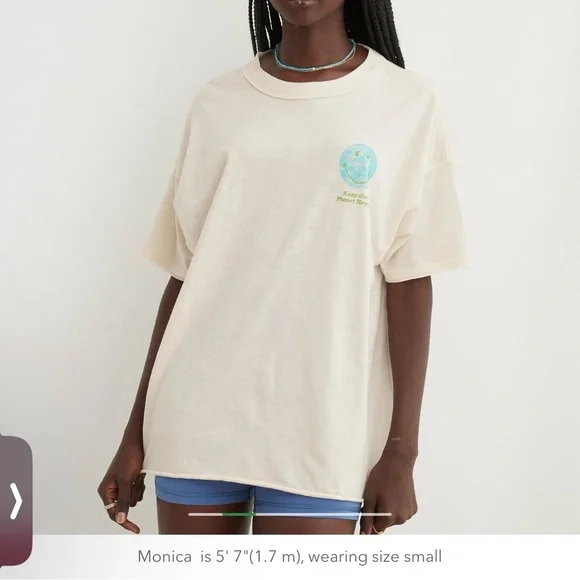 NWT aerie oversized tshirt - Picture 4 of 4